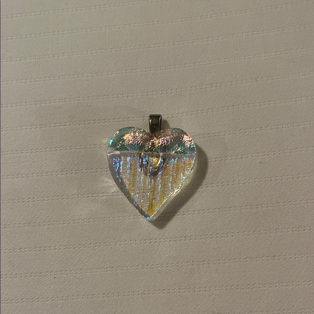 Elegant glass Heart Pendant